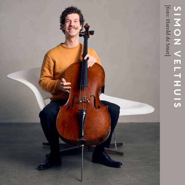 Simon Velthuis, cellist (portret door fotograaf Harold de Smet)